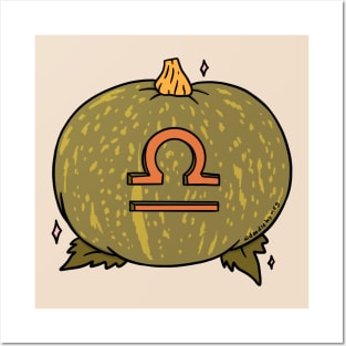 Libra Pumpkin Posters and Art